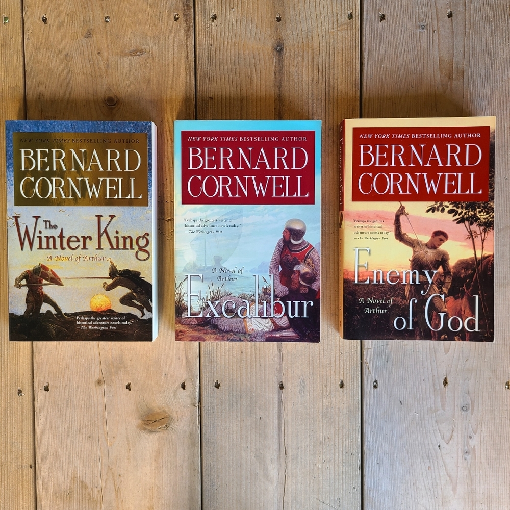 The Warlord Chronicles Excalibur Trilogy Paperback 3 Book Set Bernard Cornwell